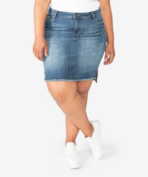 kut from the kloth denim skirt