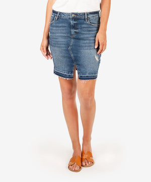 kut from the kloth denim skirt