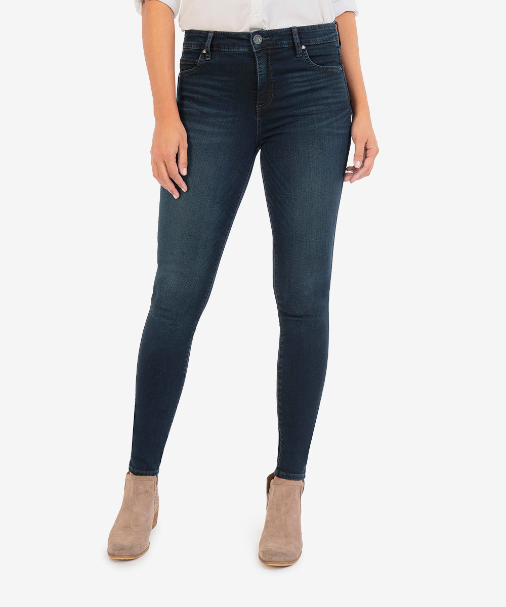 Image of Mia High Rise Fab Ab Slim Fit Skinny (Flight Wash) - Final Sale