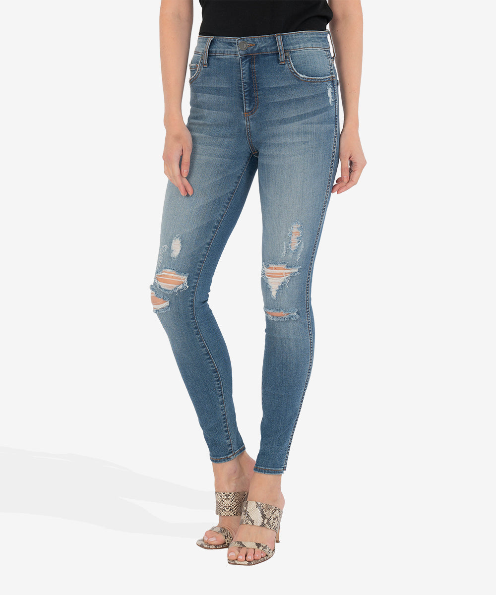 Image of Mia High Rise Fab Ab Slim Fit Skinny (Prevision Wash)