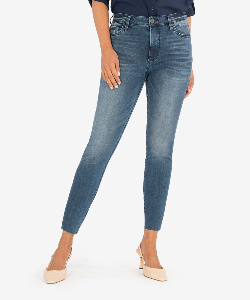 Image of Connie High Rise Ankle Skinny (Erudite Wash) - Final Sale