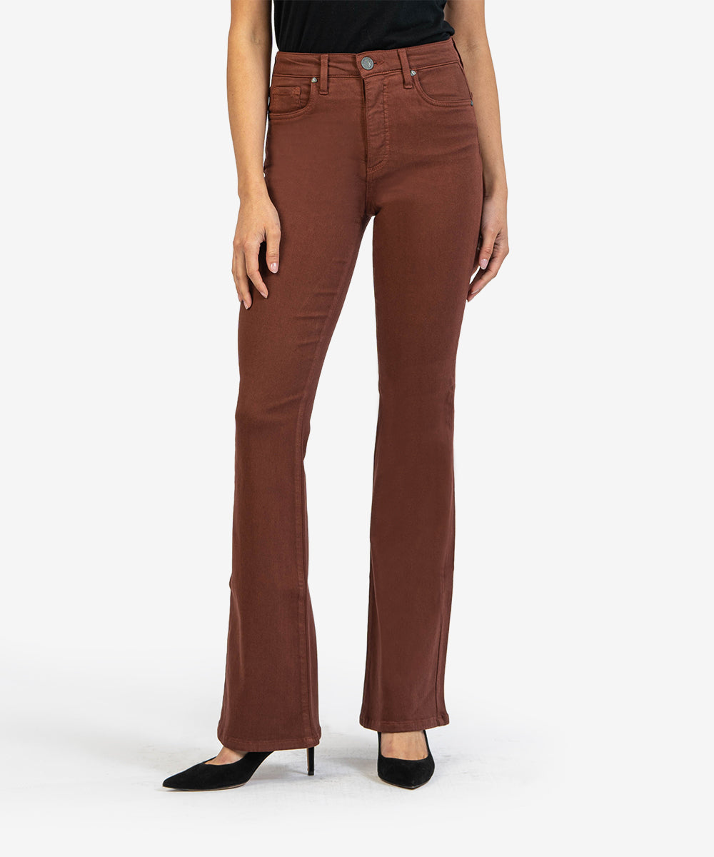 Image of Ana High Rise Fab Ab Baby Flare (Exclusive, Mocha)