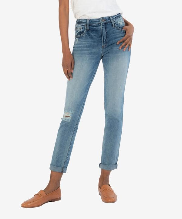 Image of Rachael High Rise Fab Ab Mom Jean (Intuitive Wash)