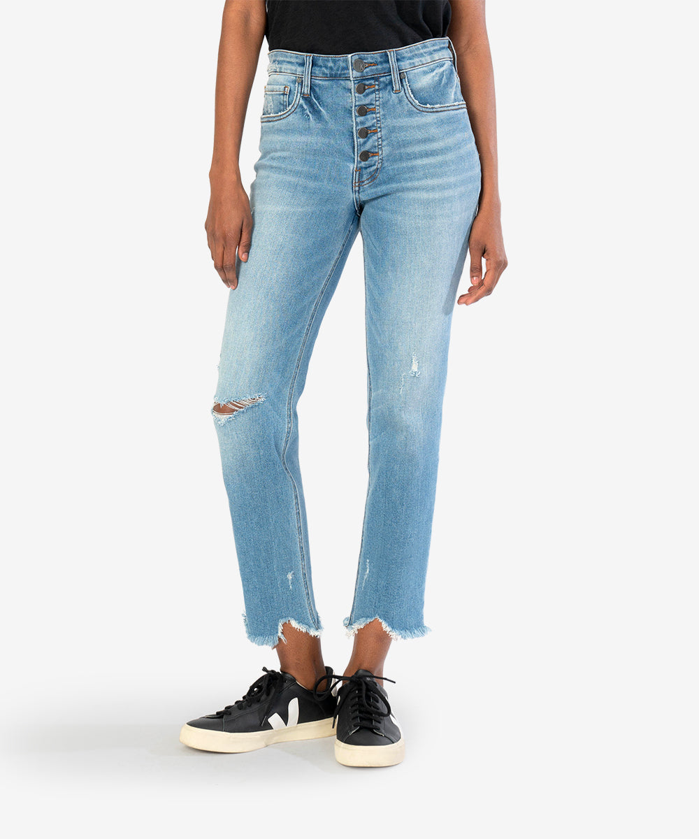 Image of Rachael High Rise Fab Ab Mom Jean (Start Wash)