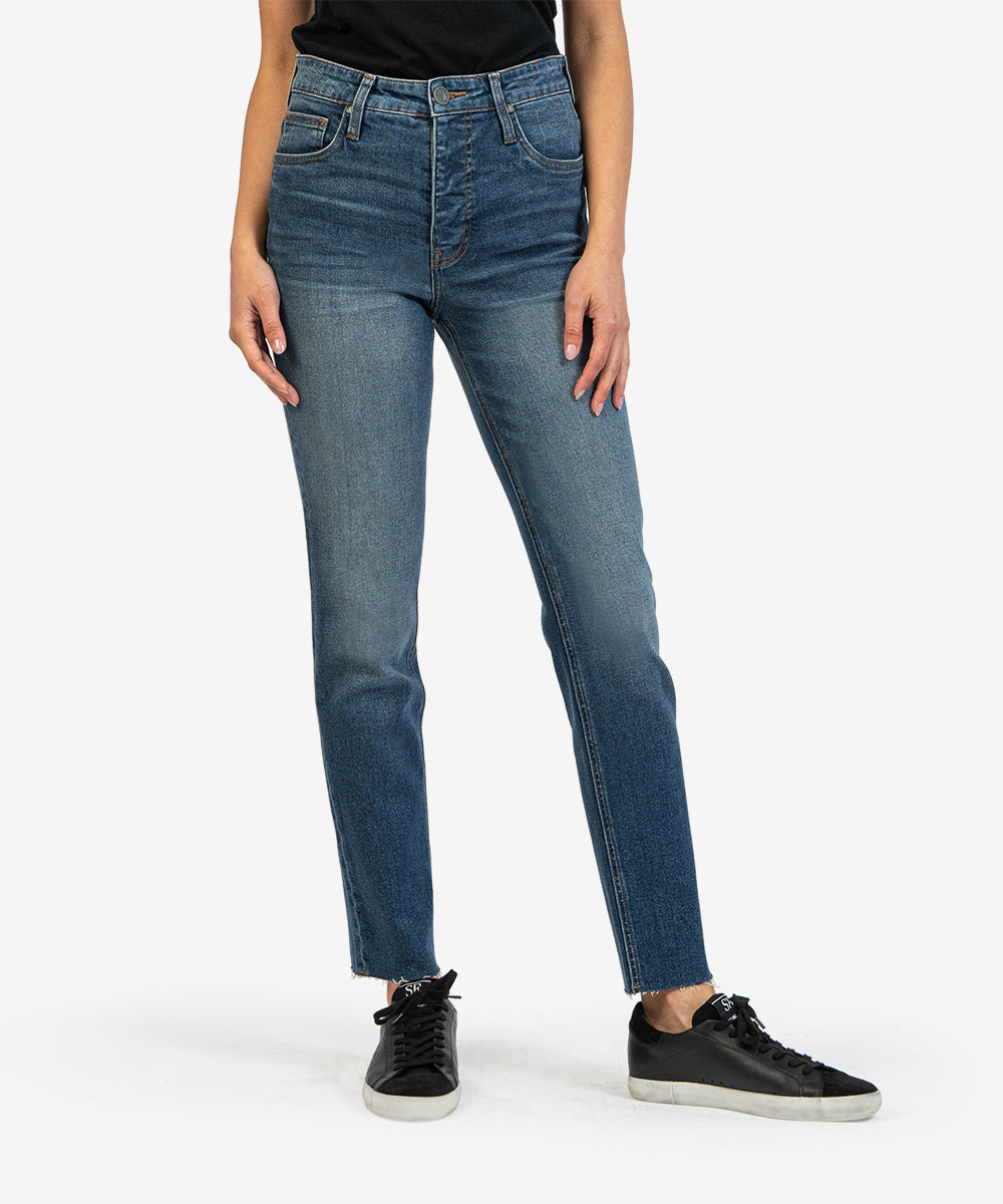 Image of Rachael High Rise Fab Ab Mom Jean (Long Inseam, Within Wash)