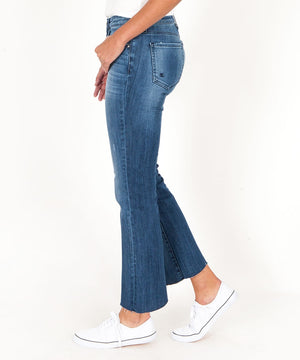 ankle flare jeans