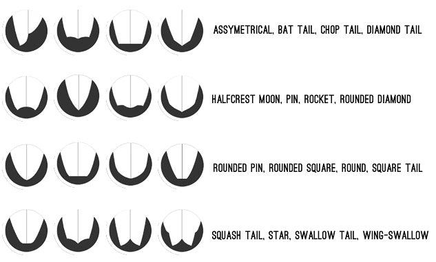 Other tail shapes