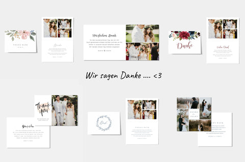 Die Perfekte Danksagung Zur Hochzeit Paperstories