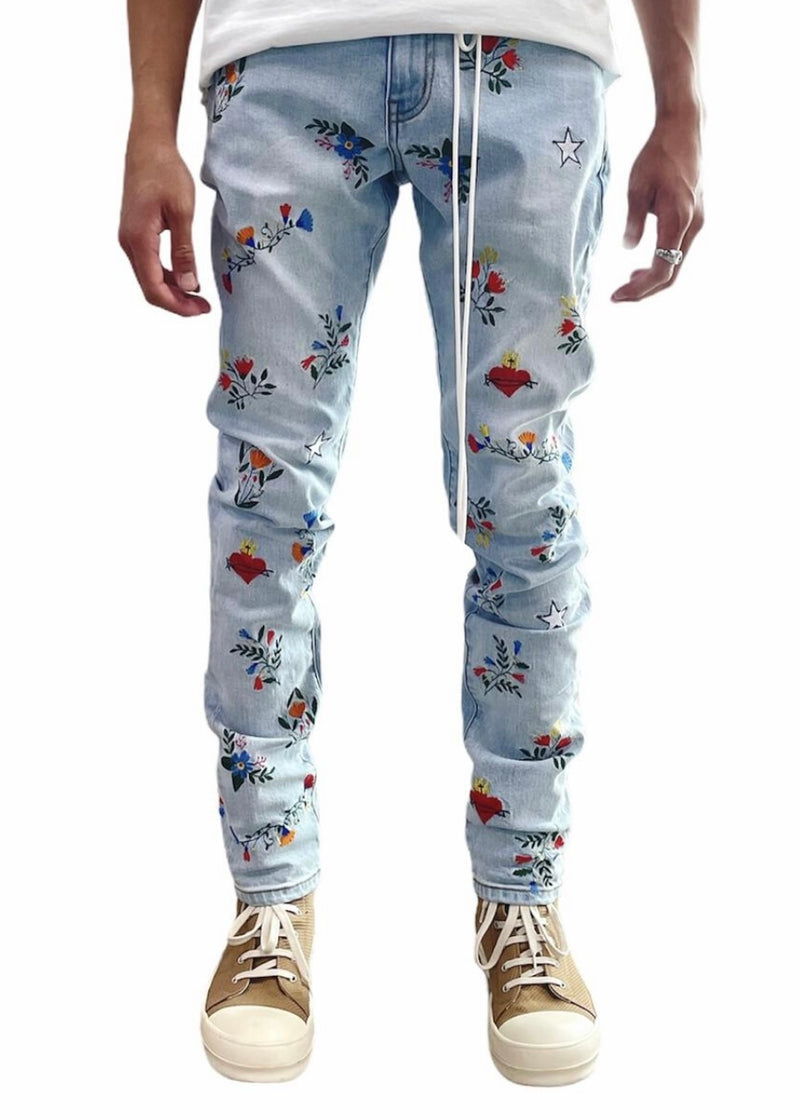 Lifted Anchors Rialto Embroidered Jeans – Era Clothing Store