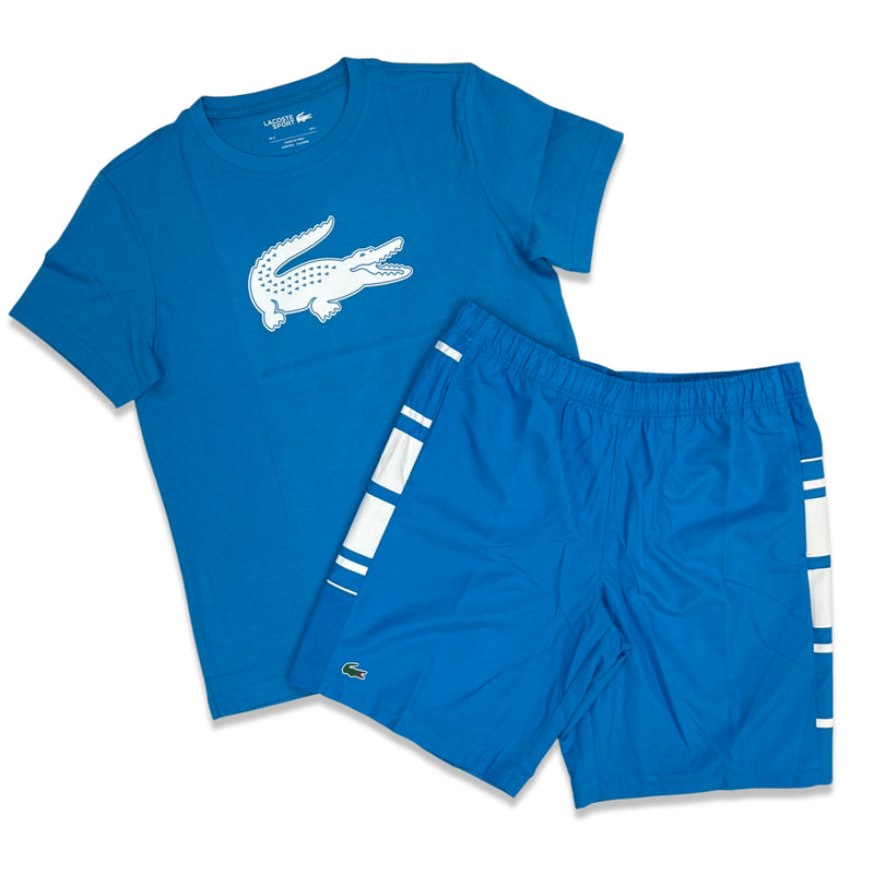Systematisch Ingang Kalmte Men's Lacoste Sport Lightweight Short Set In Blue/White – Era Clothing Store