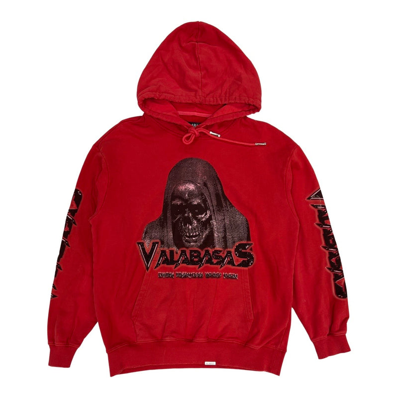 Valabasas “Living Heartless” Vintage Red Hoodie – Era Clothing Store