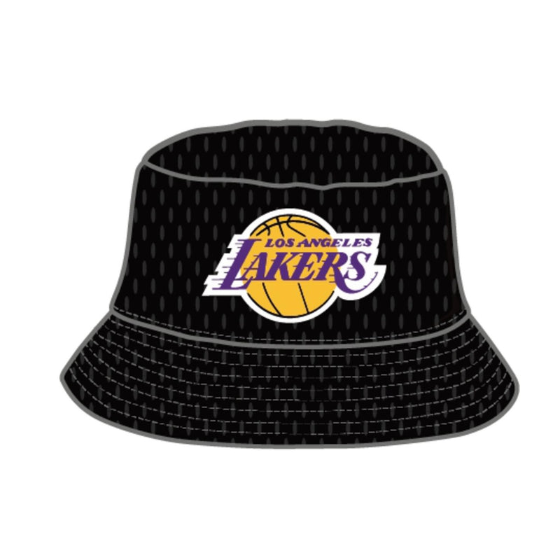 lakers bucket hat black