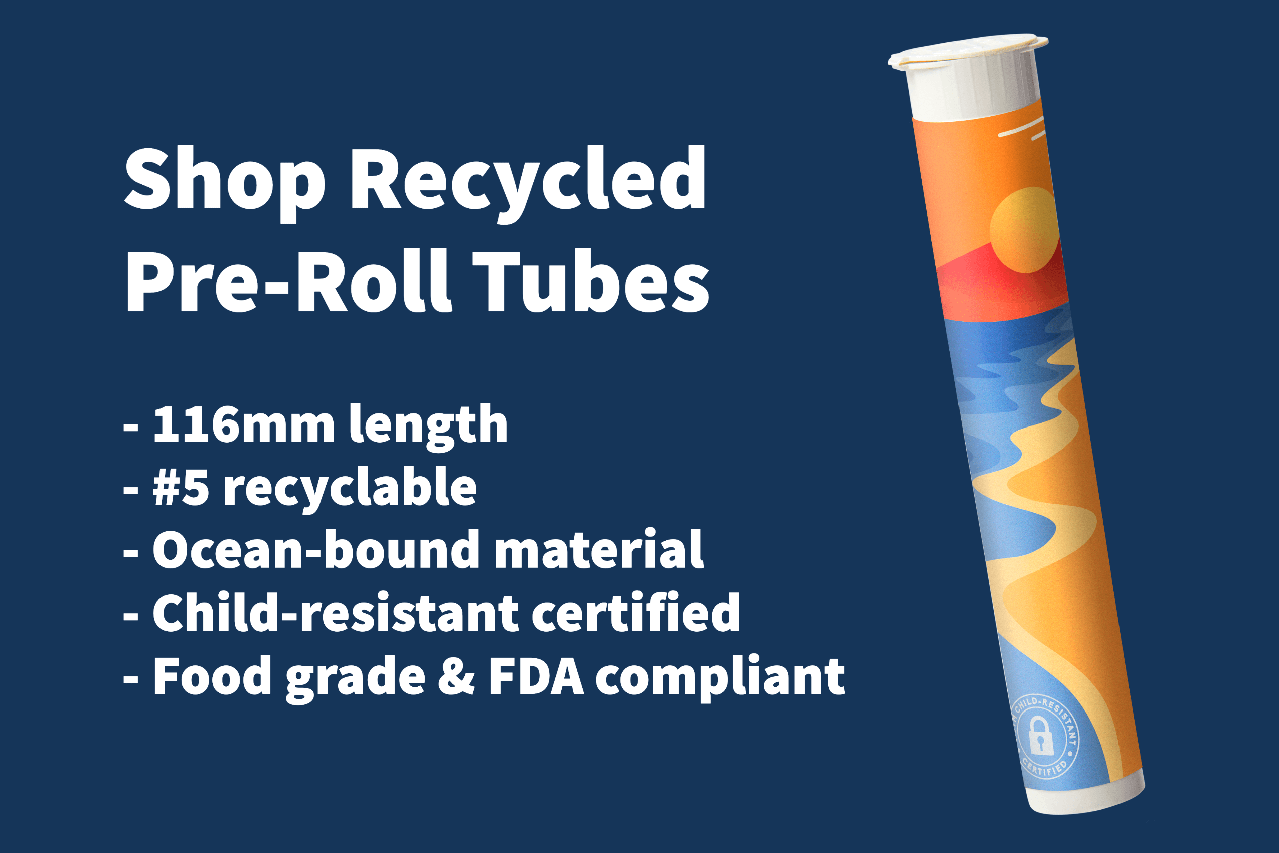 shop recycled pre roll tubes