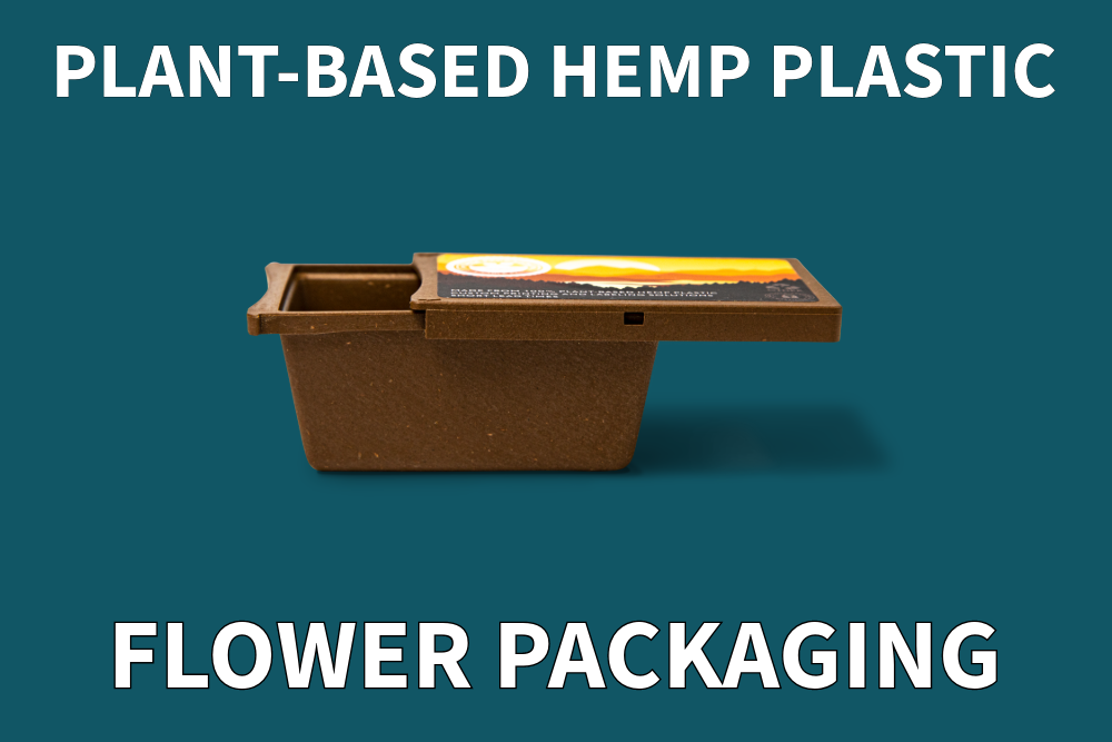 Plant-Based Hemp Plastic Cannabis Flower Packaging