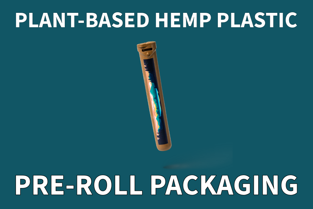 Plant-Based Hemp Plastic Pre-Roll Packaging