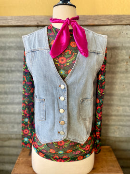 Rain Denim Vest