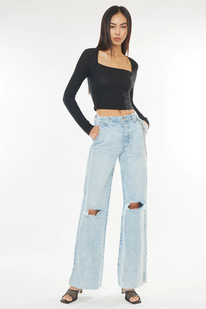 Kancan Gigi Ultra High Rise Flare Jeans