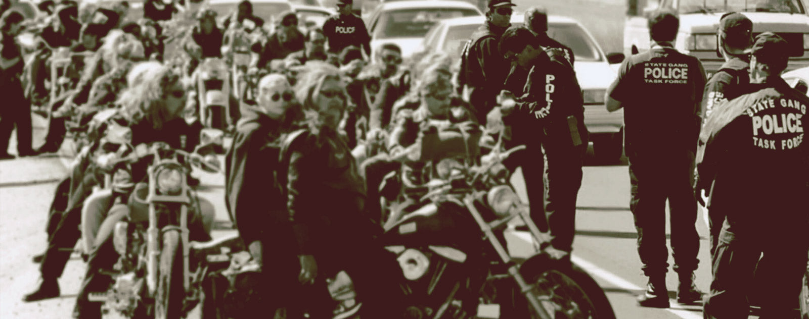  Gang bikers américains