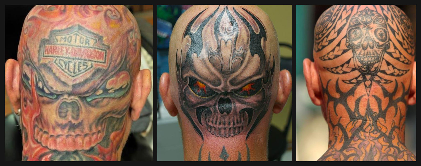 T-shirt Homme Tattoo Motard [Tête de Mort, Skull, Tatouage Moto
