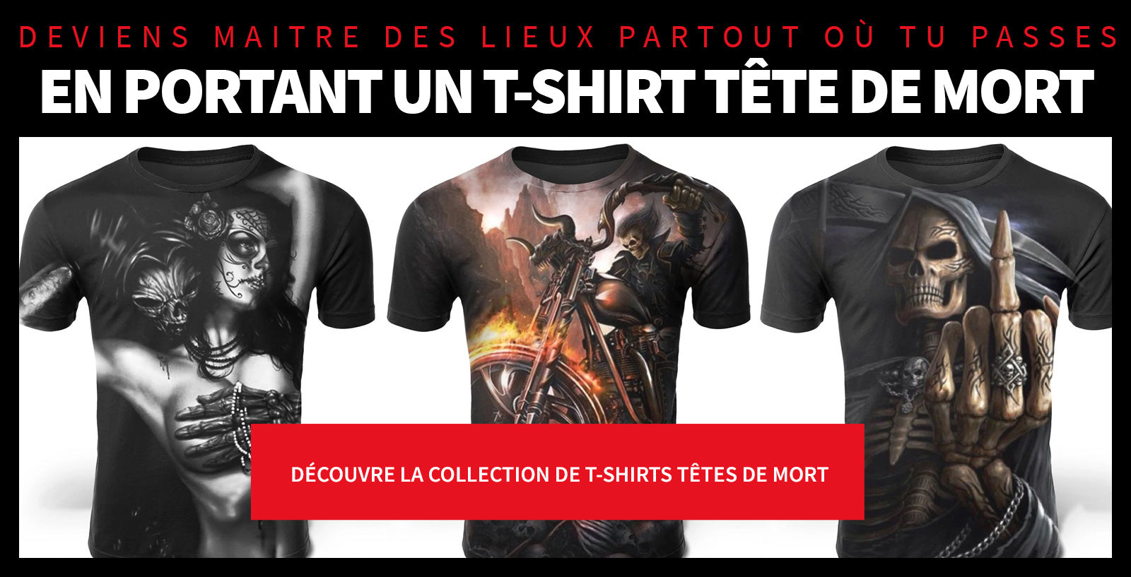 T shirt crâne