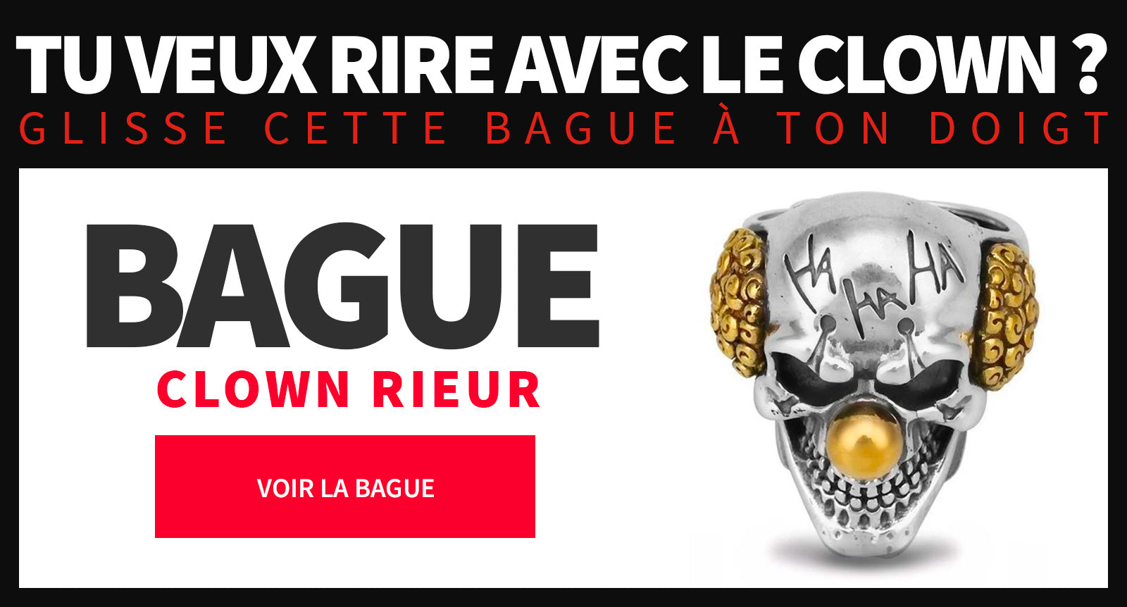 Bague clown