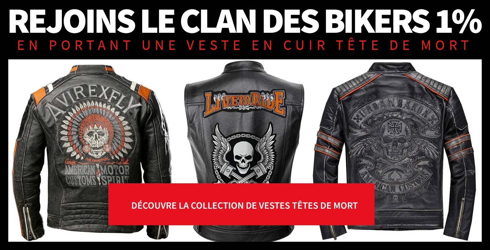 Veste tête de mort