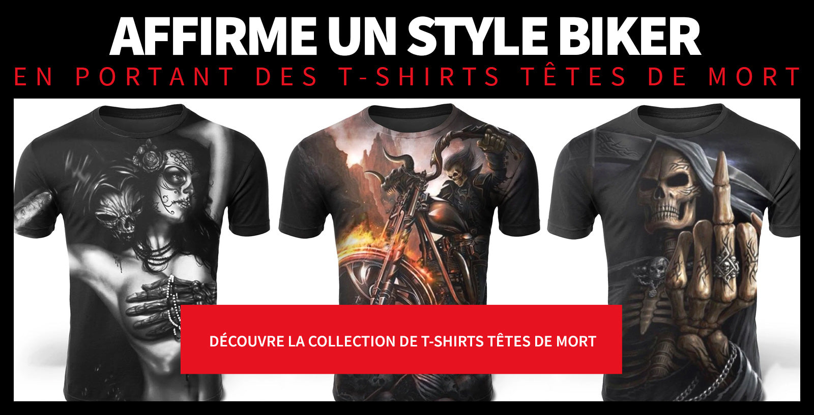 Tee shirts crâne