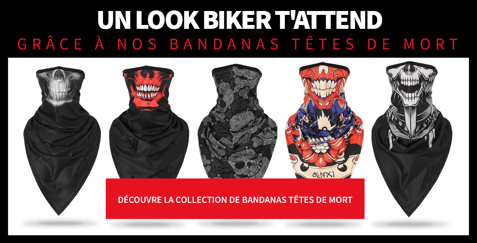 Bandana tête de mort