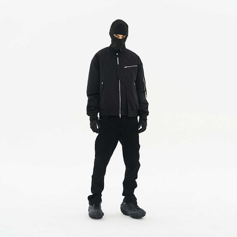 MA-1 Layered Multi-Pocket Buckle Jacket – Harsh and Cruel