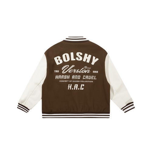 H/C Embroidered Flowers Varsity Jacket – Copping Zone