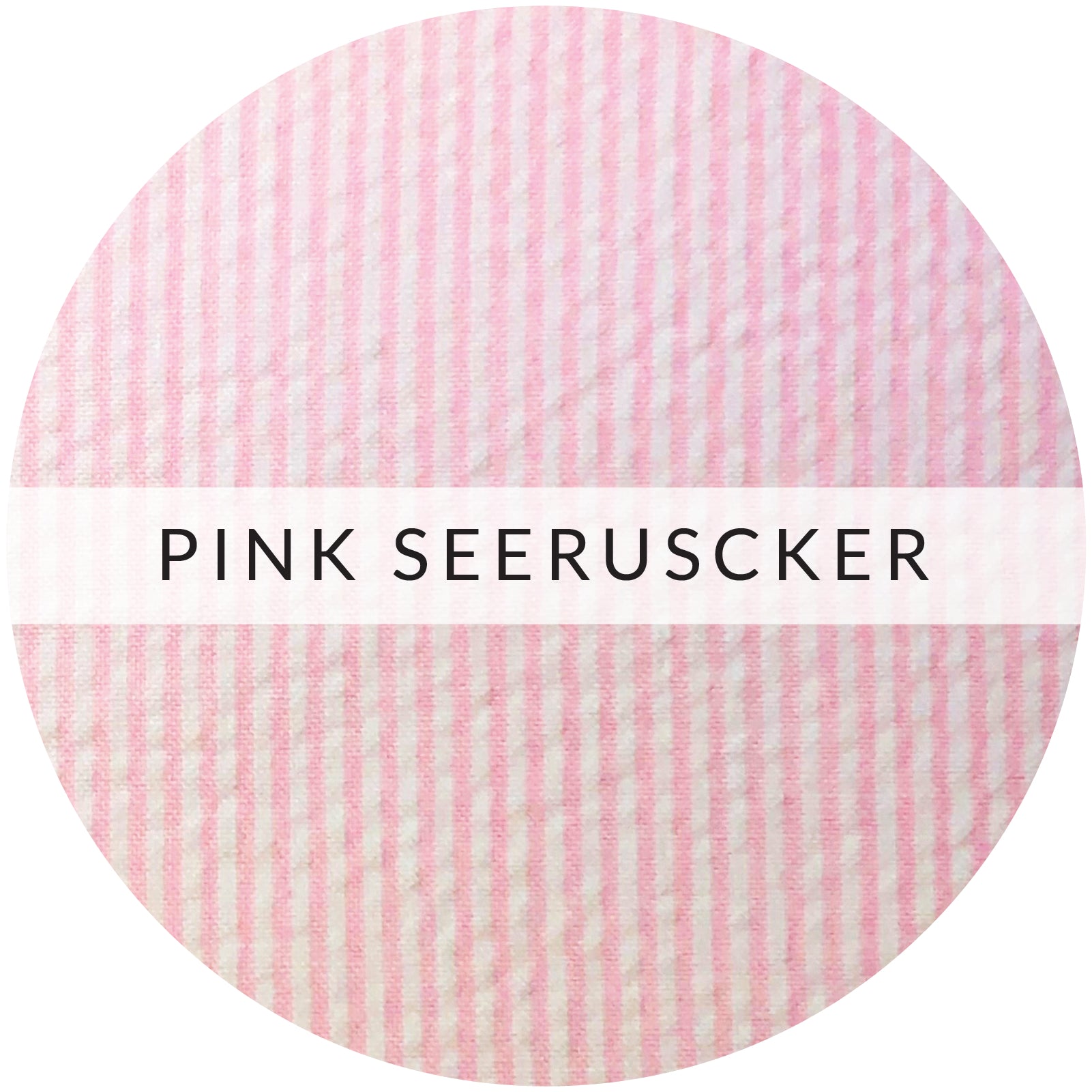 Adjustable Earloop Mask | Pink Seersucker