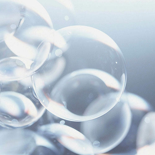 closeup of bubbles