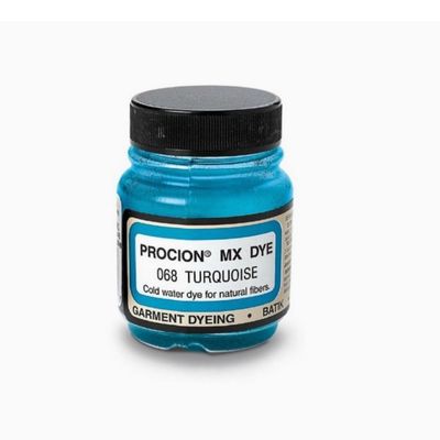 photo of turquoise procion mx dye