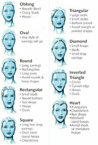 How to choose the perfect earrings for your face shape? – Sundari Silks