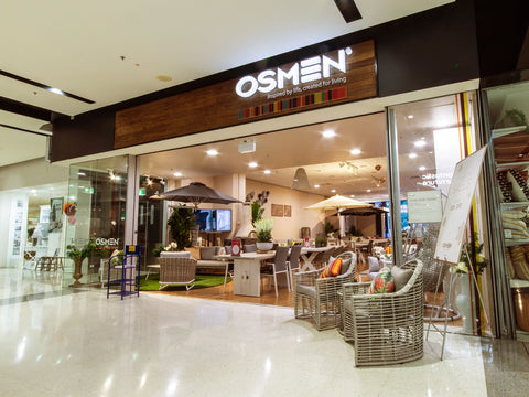 Exterior view of OSMEN Outdoor Furniture Store