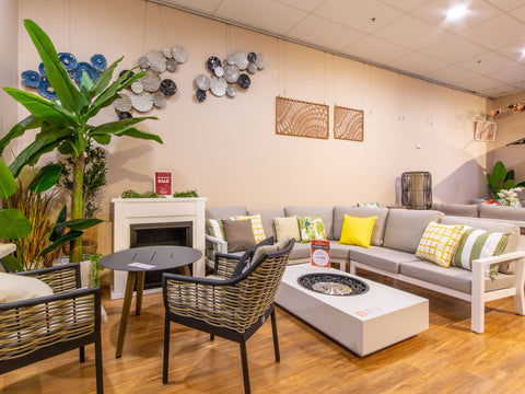 Elegant furniture settings at OSMEN Outdoor Furniture Store