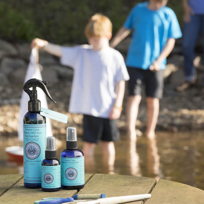 Nantucket Spider Natural Kids Bug Repellent by water