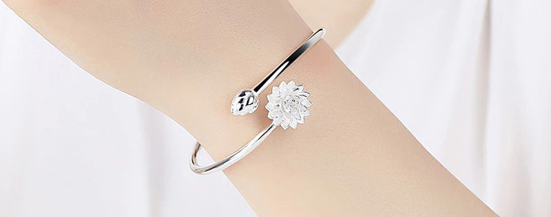 Bracelet de la fleur de Lotus ’ le cycle éternel ’