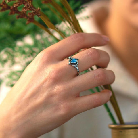 Bague de l’Epanouissement de la Fleur de Lotus