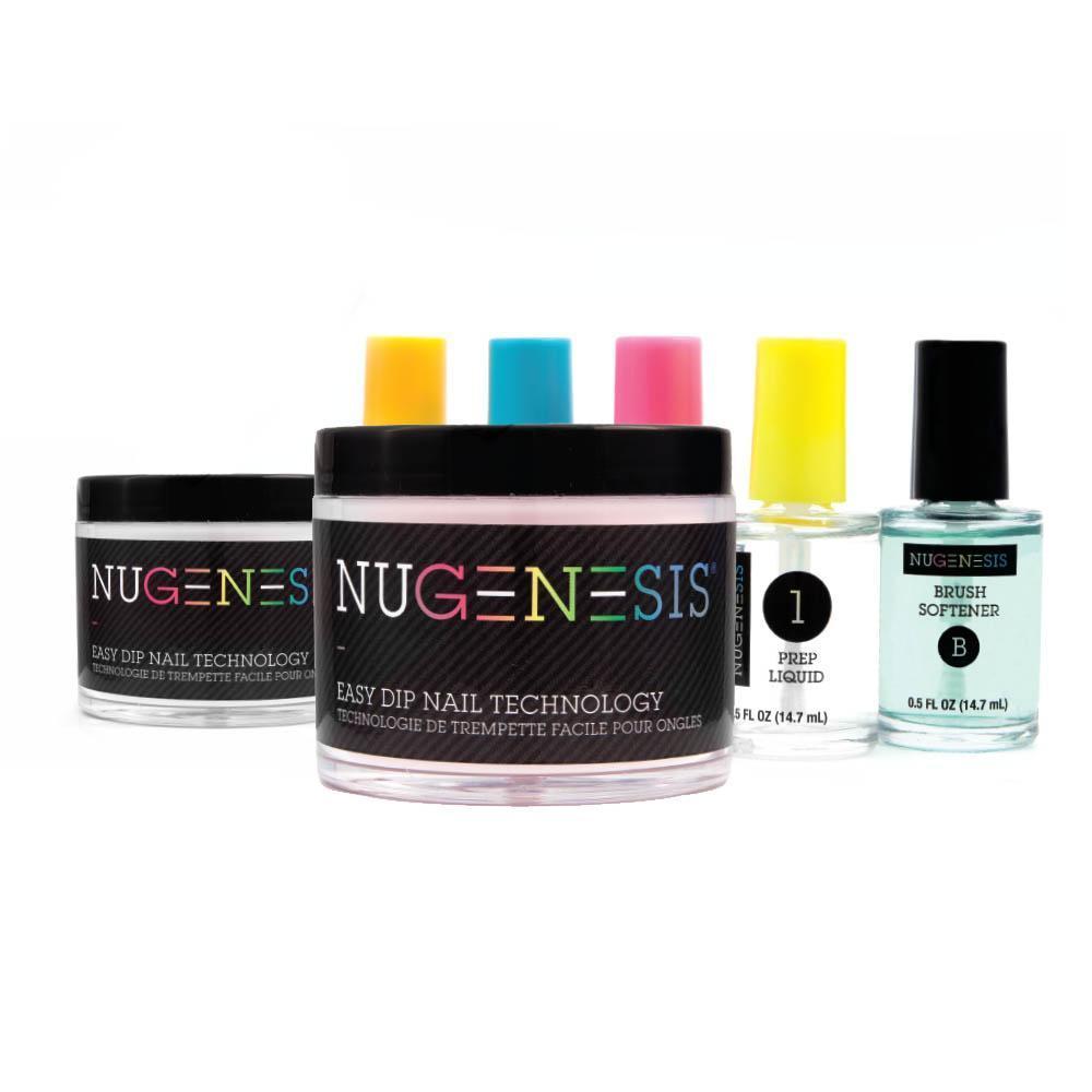 NUGENESIS Easy Dip Powder Starter Kit/ SNS dipping powder Four