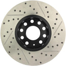 StopTech 96-7/04 Audi A4 / 95-01 A6 / 7/98-05 VW Passat Right Front Slotted and Drilled Rotor (127.33039R)