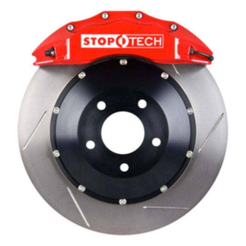 StopTech 97-04 Chevrolet Corvette Front BBK w/ Red ST-60 Calipers Slotted 355x32mm Rotors (83.180.6700.71)