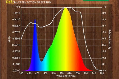 full spectrum with McCrees actions spectrum