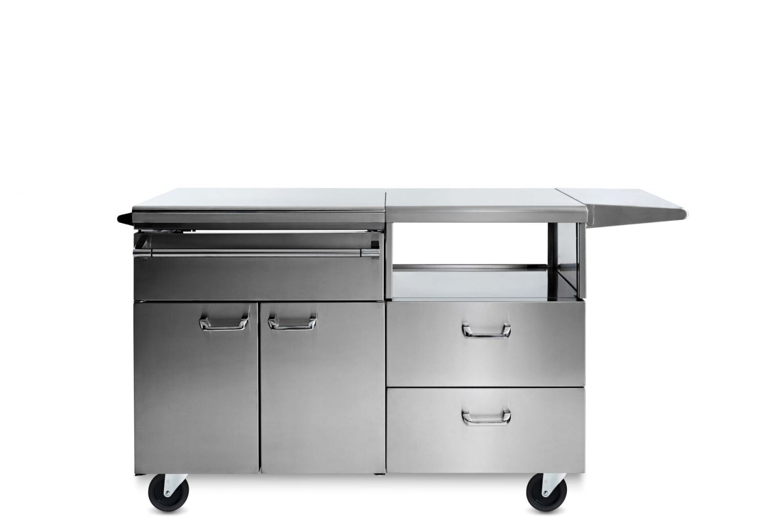 Lynx Serve Prep Countertop On Mobile Kitchen Cart Premier Grilling