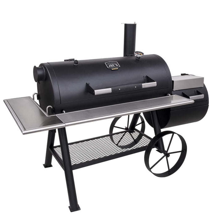 oklahoma joes longhorn reverse flow smoker