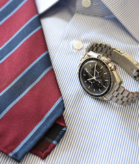 Regimental tie and Speedmaster