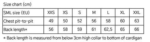 Size chart Umber