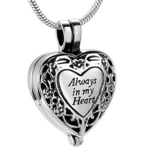 cremation jewelry heart