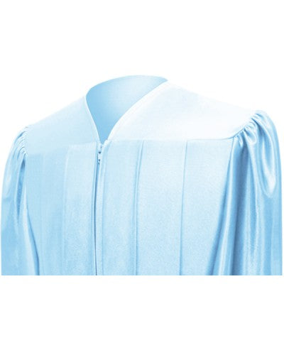 Shiny Light Blue Choir Robe – ChoirBuy