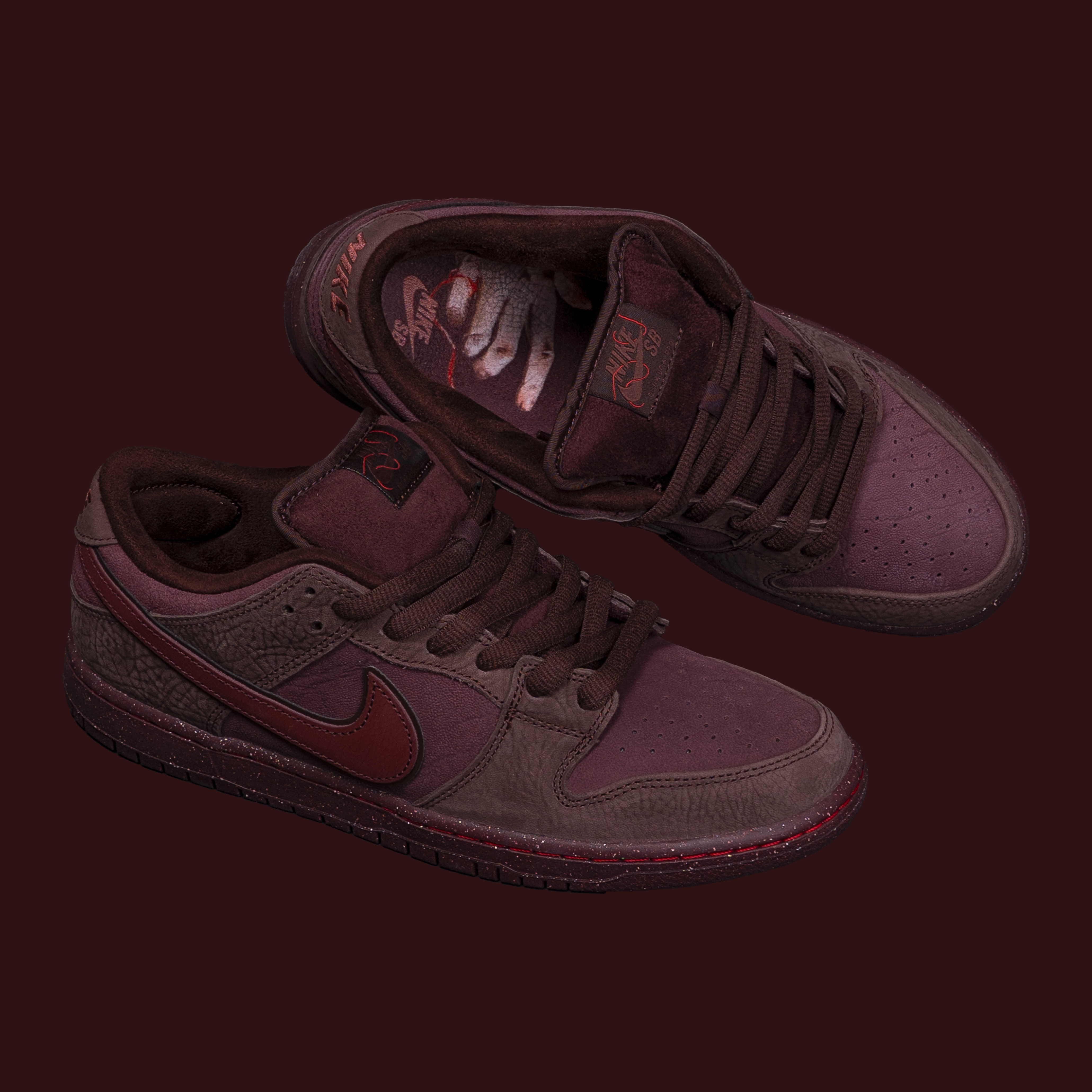 Nike Sb City Of Love Dunk Low Burgundy Crush